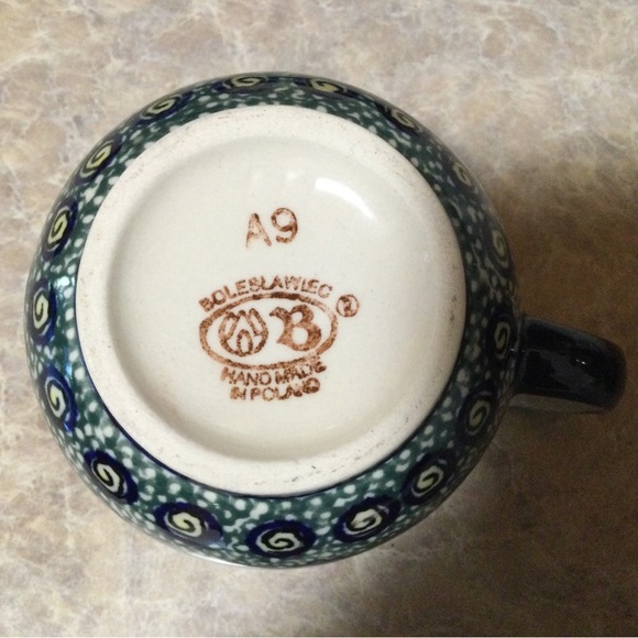 Vintage Boleslawiec Tea Set handmade in Poland - Picture 6 of 8